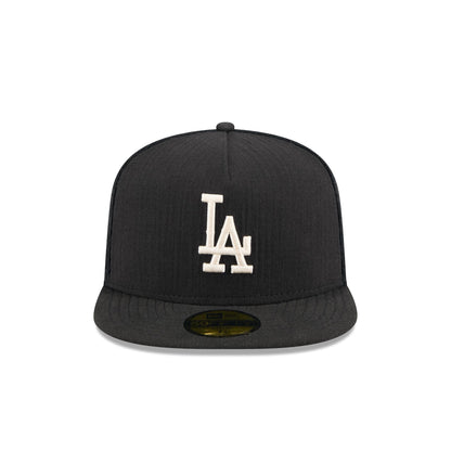 Los Angeles Dodgers Black Mesh 59FIFTY A-Frame Fitted Hat