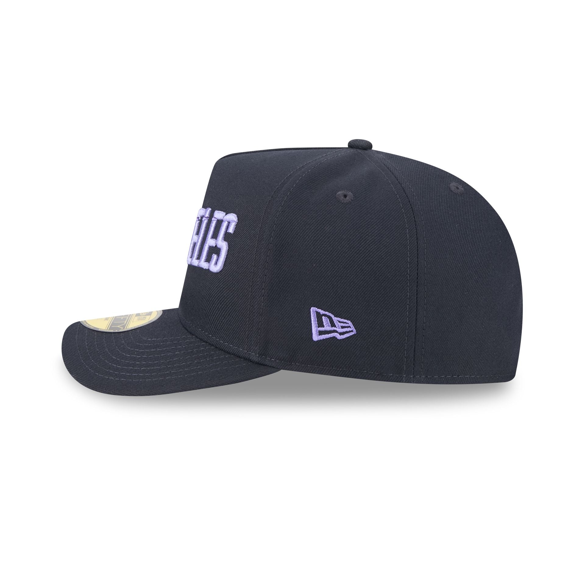 Los Angeles Dodgers Navy Lavender 59FIFTY A-Frame Fitted Hat