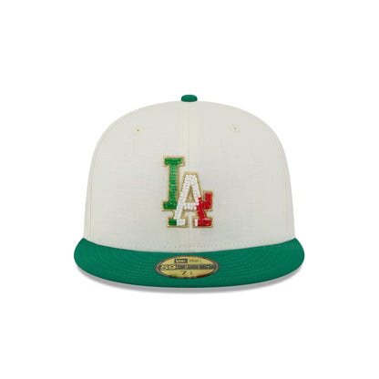 Los Angeles Dodgers Beaded Linen 59FIFTY Fitted Hat