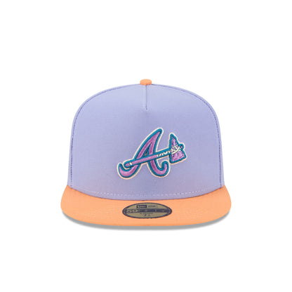 Atlanta Braves Lavender 59FIFTY A-Frame Fitted Hat