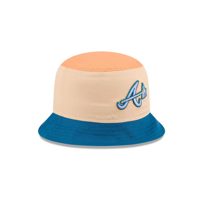 Atlanta Braves Mango Mocha Bucket Hat