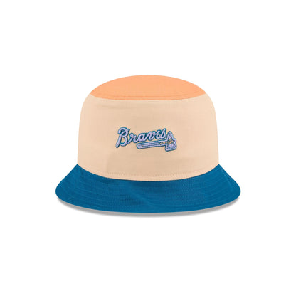 Atlanta Braves Mango Mocha Bucket Hat