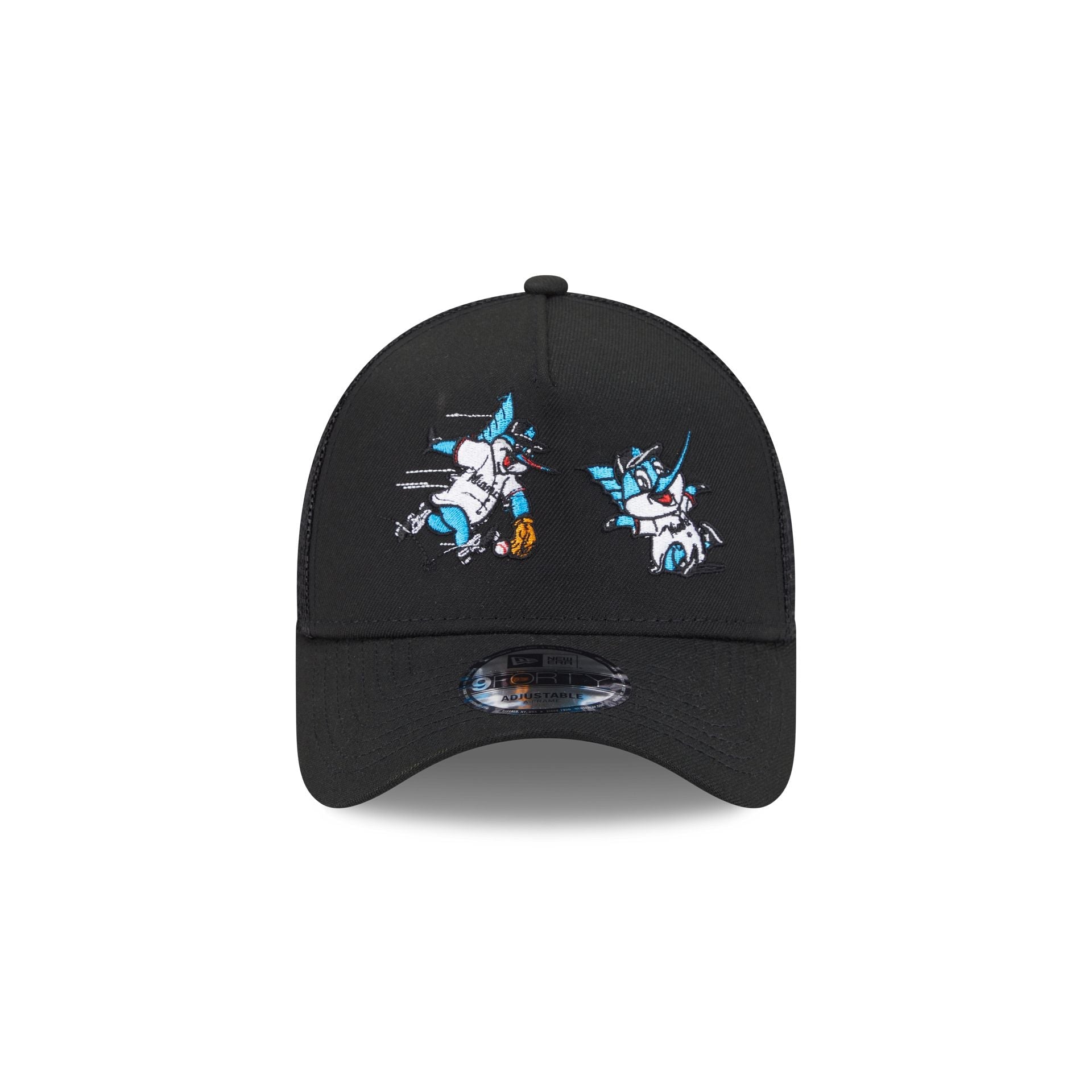 Miami Marlins Generation Mascots 9FORTY A-Frame Trucker Hat
