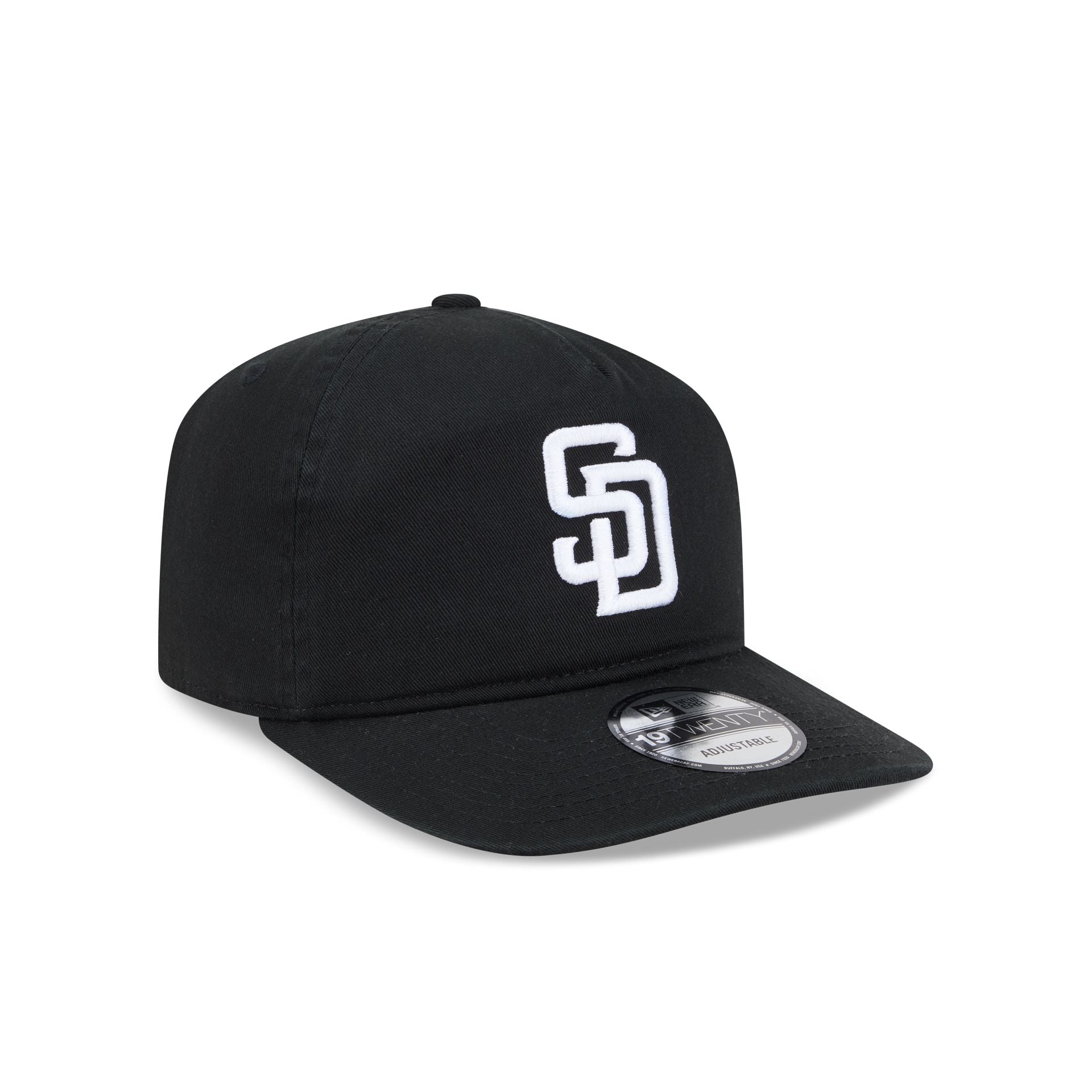 San Diego Padres Black and White 19TWENTY Snapback Hat