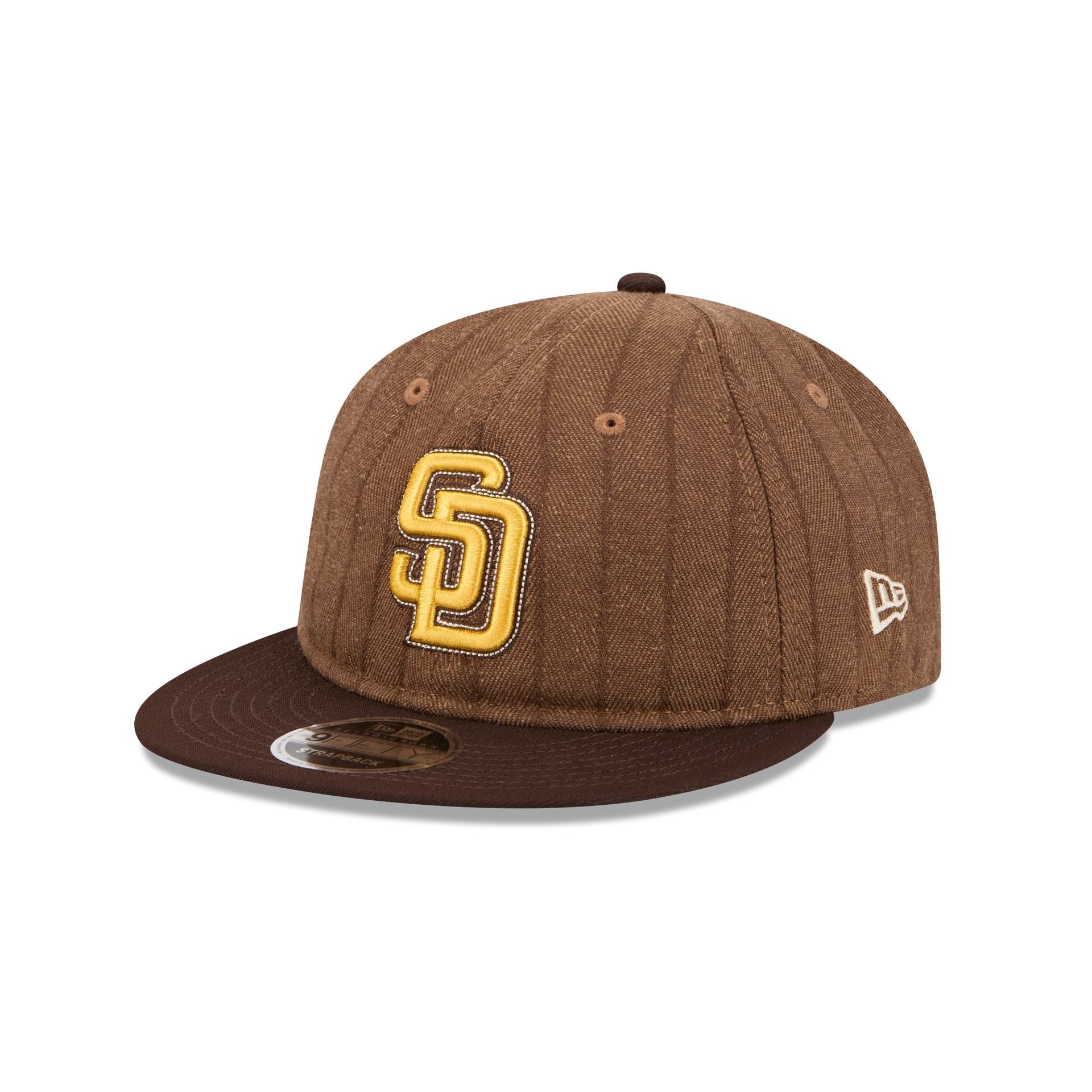 San Diego Padres Three Looms Wool Pinstripe Retro Crown 9FIFTY Adjustable Hat