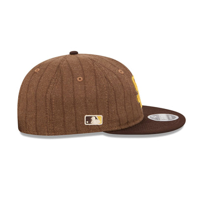 San Diego Padres Three Looms Wool Pinstripe Retro Crown 9FIFTY Adjustable Hat