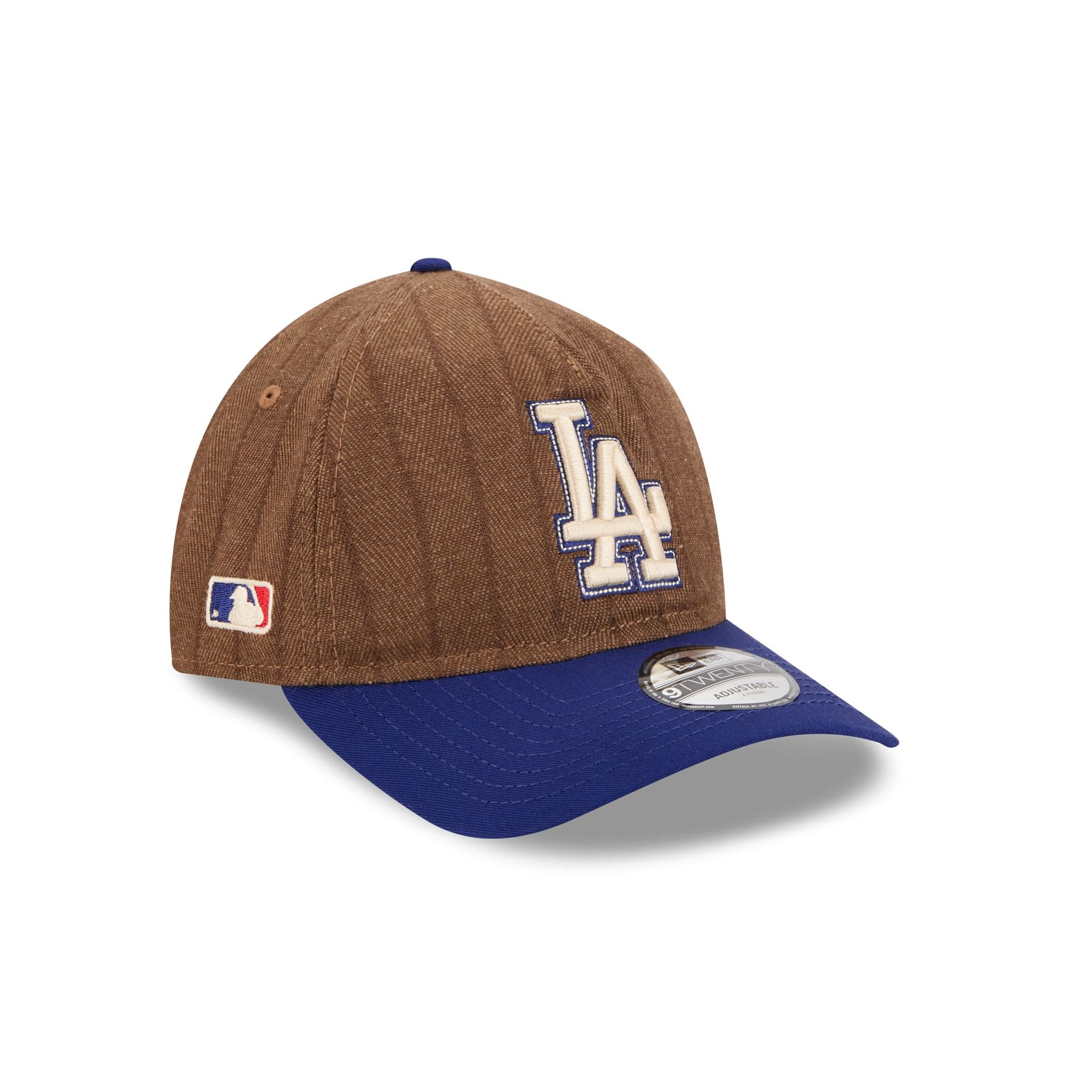Los Angeles Dodgers Three Looms Wool Pinstripe 9TWENTY A-Frame Adjustable Hat