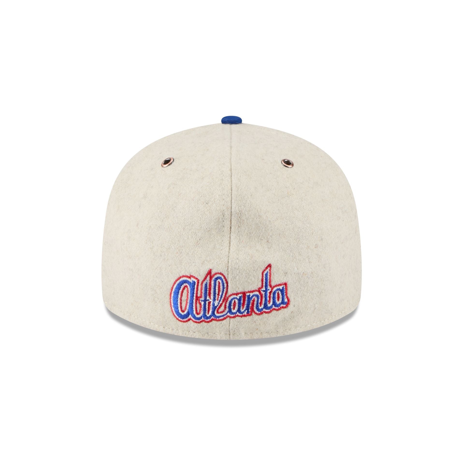 Atlanta Braves Wool Letterman Retro Crown 59FIFTY Fitted Hat