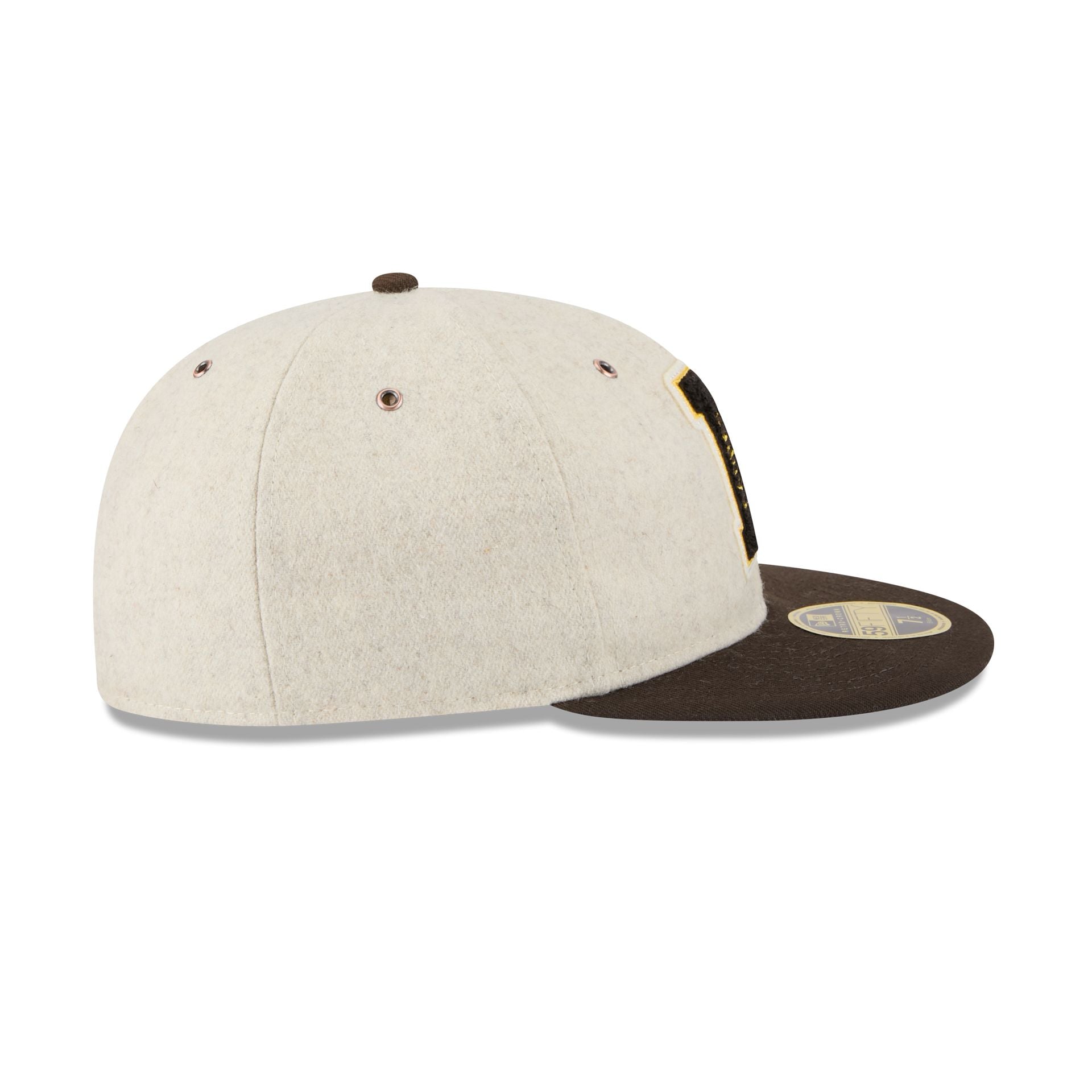 San Diego Padres Wool Letterman Retro Crown 59FIFTY Fitted Hat