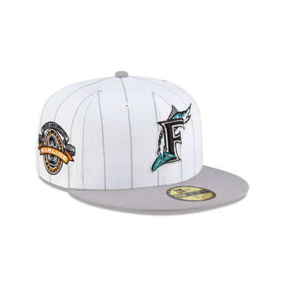 Diet Starts Monday x Miami Marlins Pinstripe 59FIFTY Fitted Hat