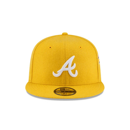 Diet Starts Monday x Atlanta Braves Gold Wool 59FIFTY Fitted Hat