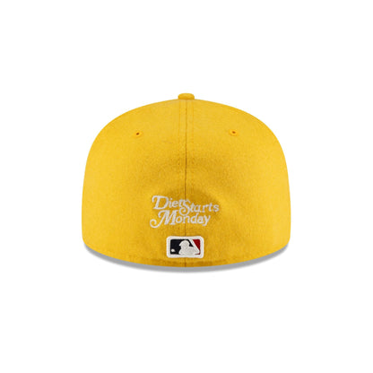 Diet Starts Monday x Atlanta Braves Gold Wool 59FIFTY Fitted Hat