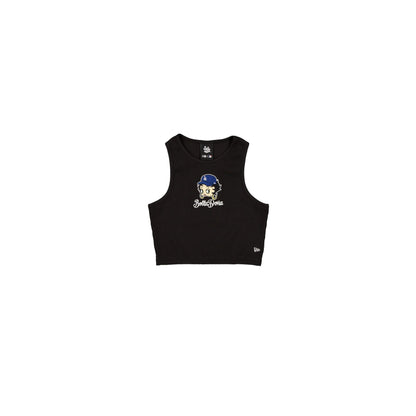 Bella Doña x Betty Boop x Los Angeles Dodgers Women's Cropped Tank Top