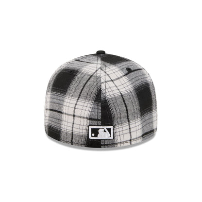 San Diego Padres Grunge Plaid Retro Crown 59FIFTY Fitted Hat