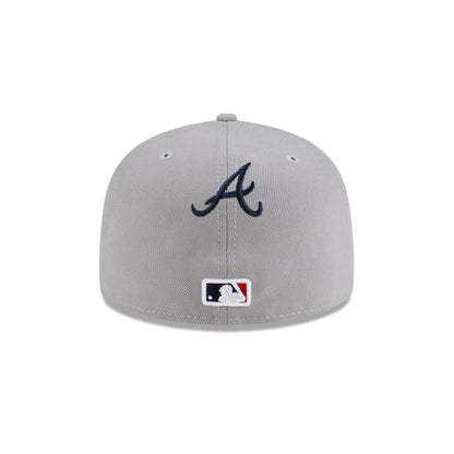 Hyperfly Katakana x Atlanta Braves Gray 59FIFTY Fitted Hat