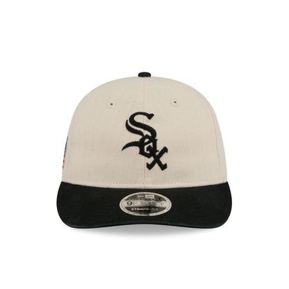 Chicago White Sox Three Looms Americana Herringbone Retro Crown 9FIFTY Adjustable Hat