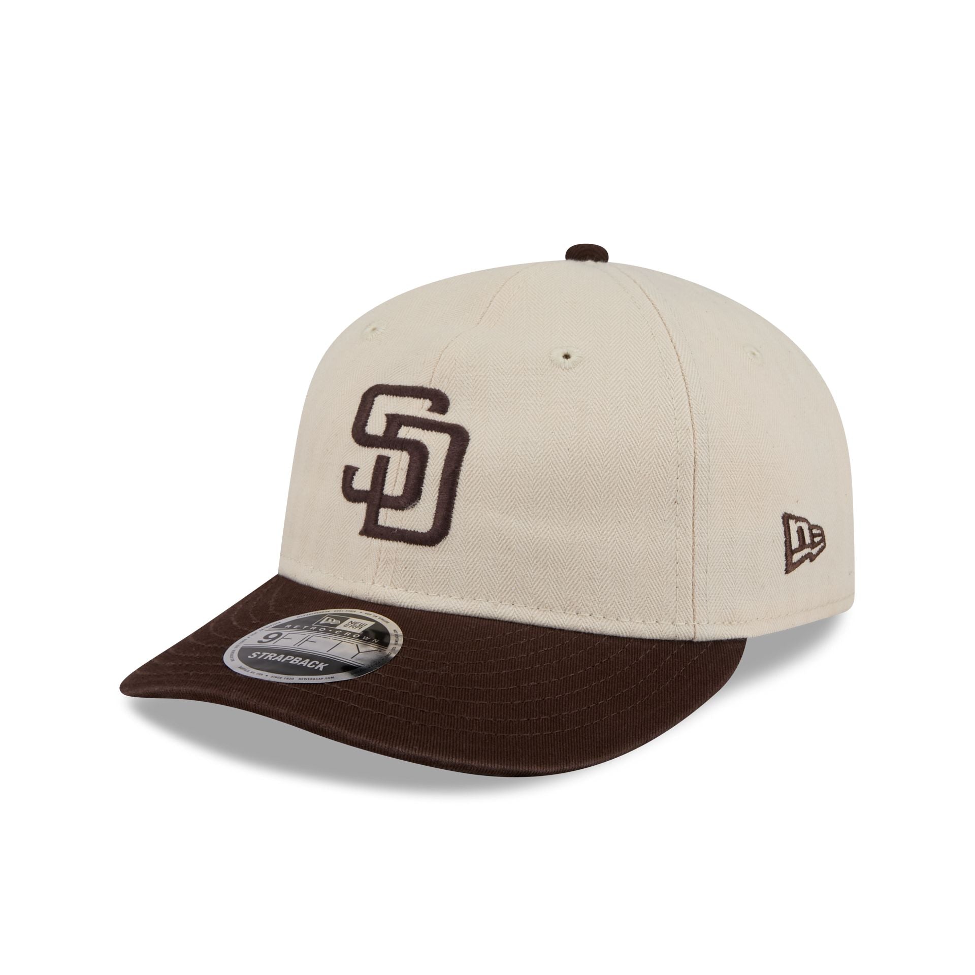 San Diego Padres Three Looms Americana Herringbone Retro Crown 9FIFTY Adjustable Hat
