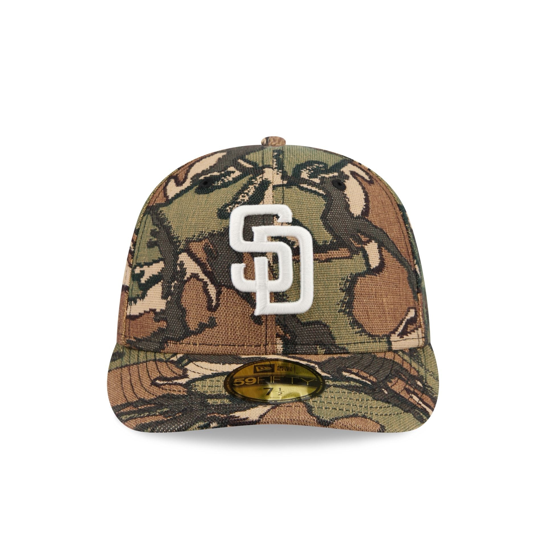 San Diego Padres Three Looms Jacquard Camo 59FIFTY Fitted Hat