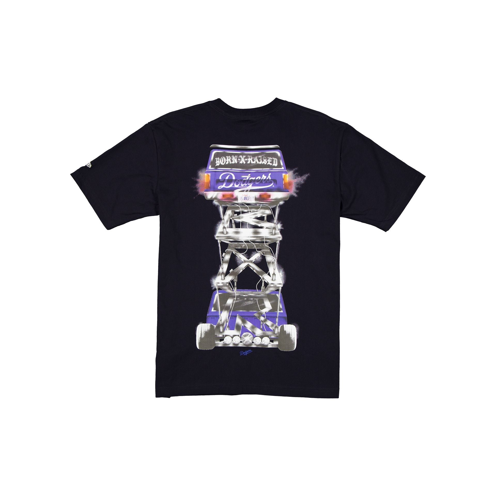 Born x Raised x Los Angeles Dodgers Low Rider Navy T-Shirt