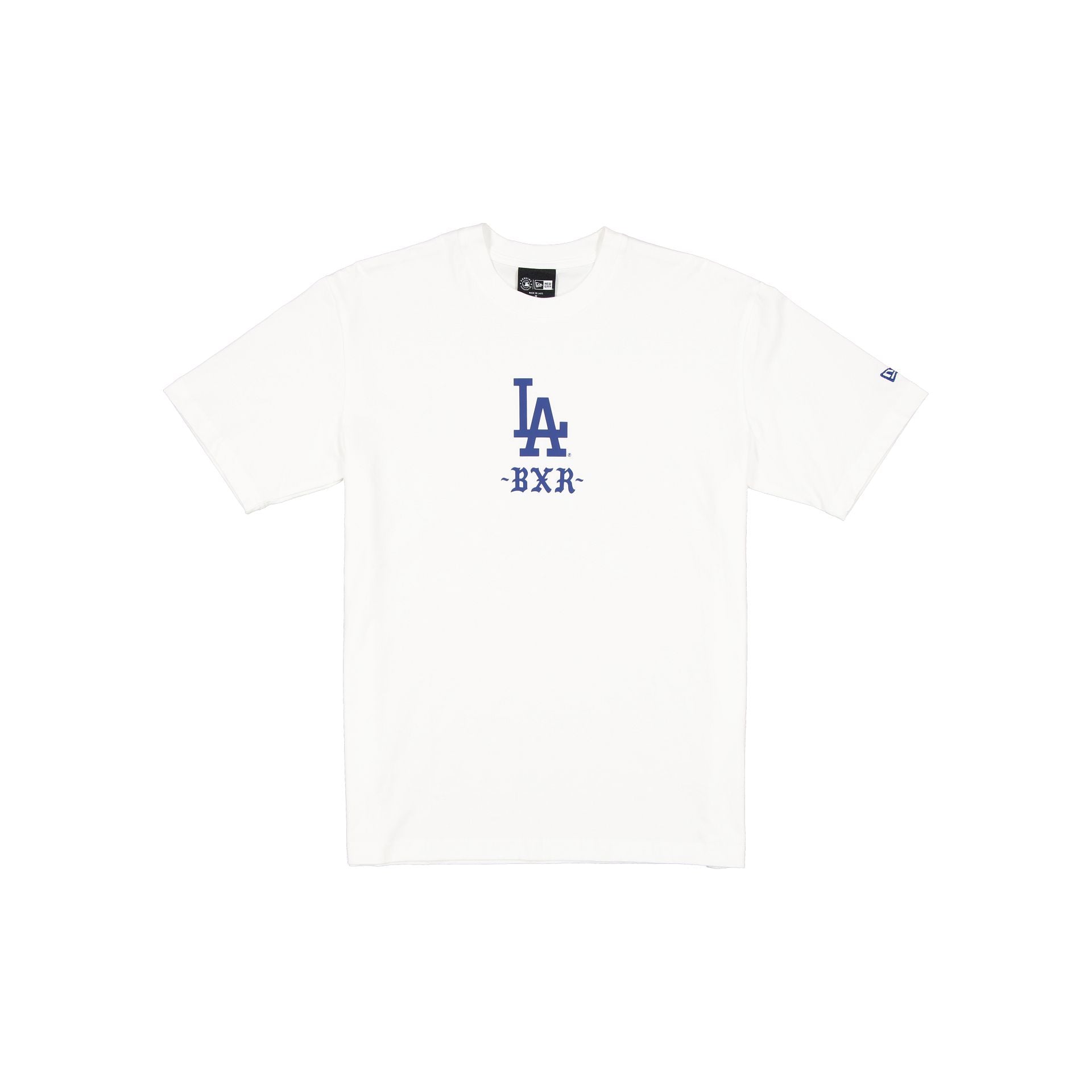 Born x Raised x Los Angeles Dodgers Fly Ball White T-Shirt