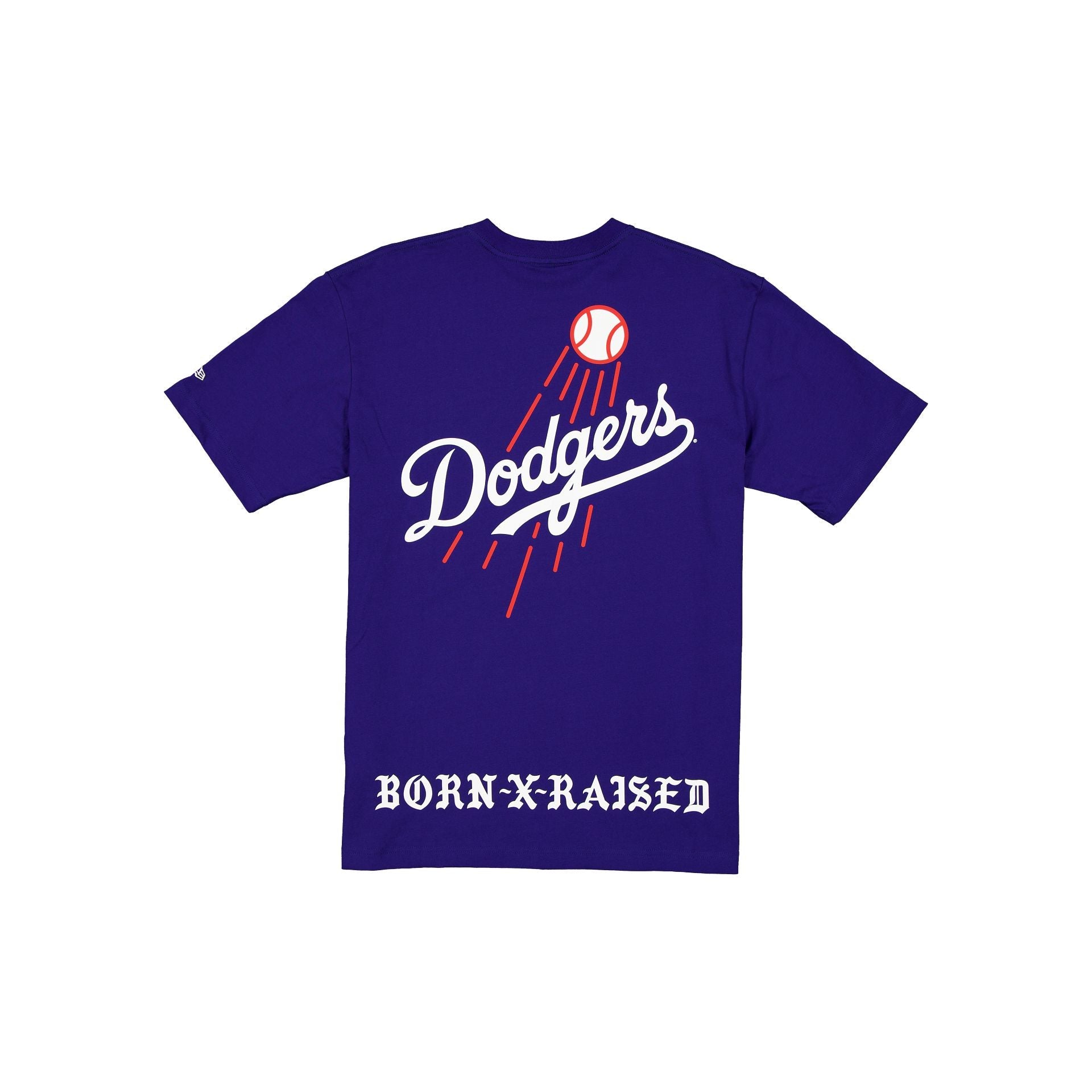 Born x Raised x Los Angeles Dodgers Fly Ball Blue T-Shirt