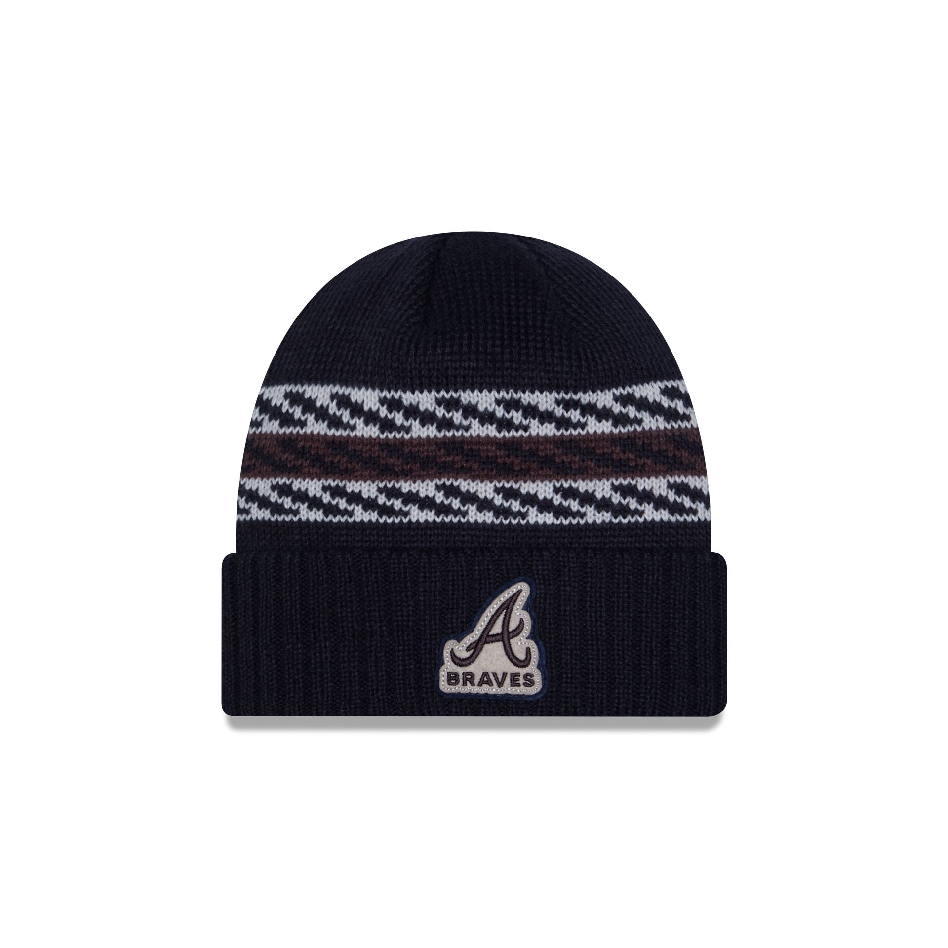 Atlanta Braves Quilted Cuff Knit Hat