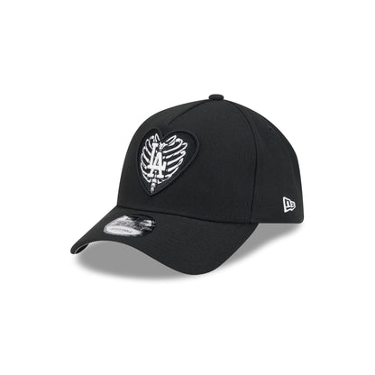 Los Angeles Dodgers Skeletal Heart 9FORTY A-Frame Snapback Hat