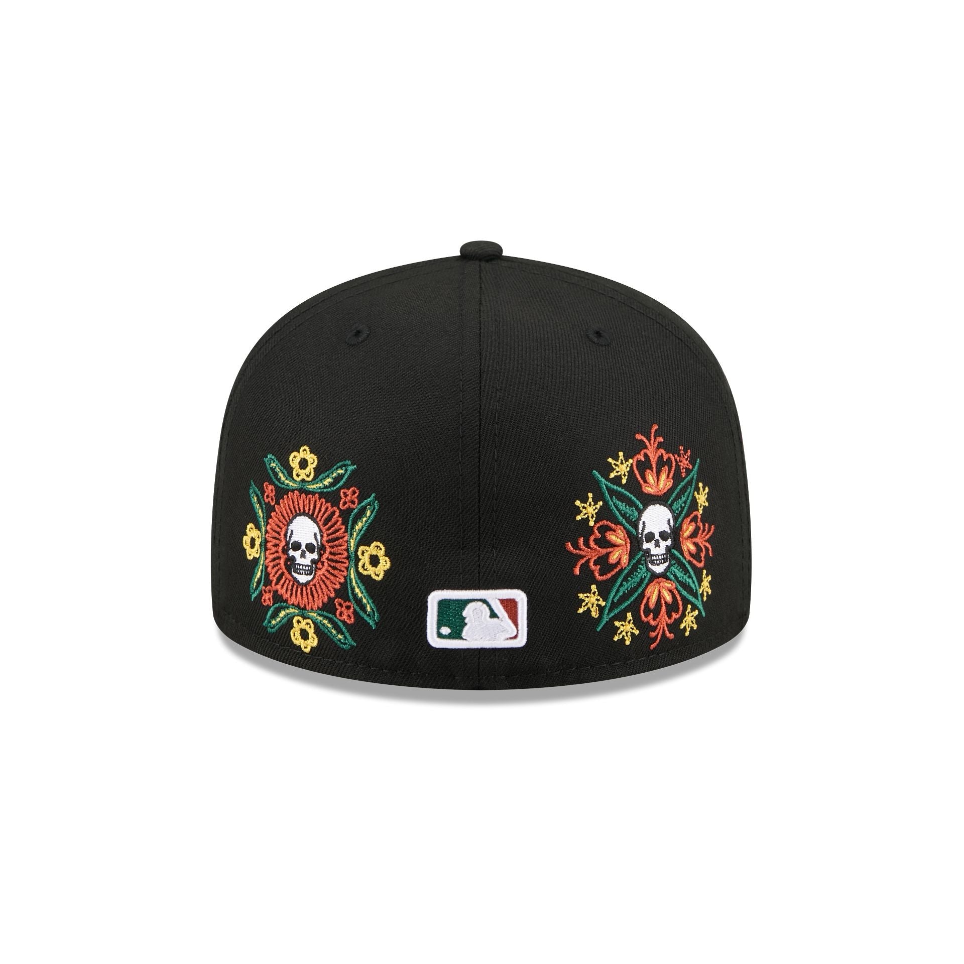 San Diego Padres Day of the Dead Skull & Flowers 59FIFTY Fitted Hat