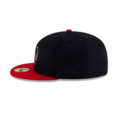 Atlanta Braves Mascot Navy 59FIFTY Fitted Hat
