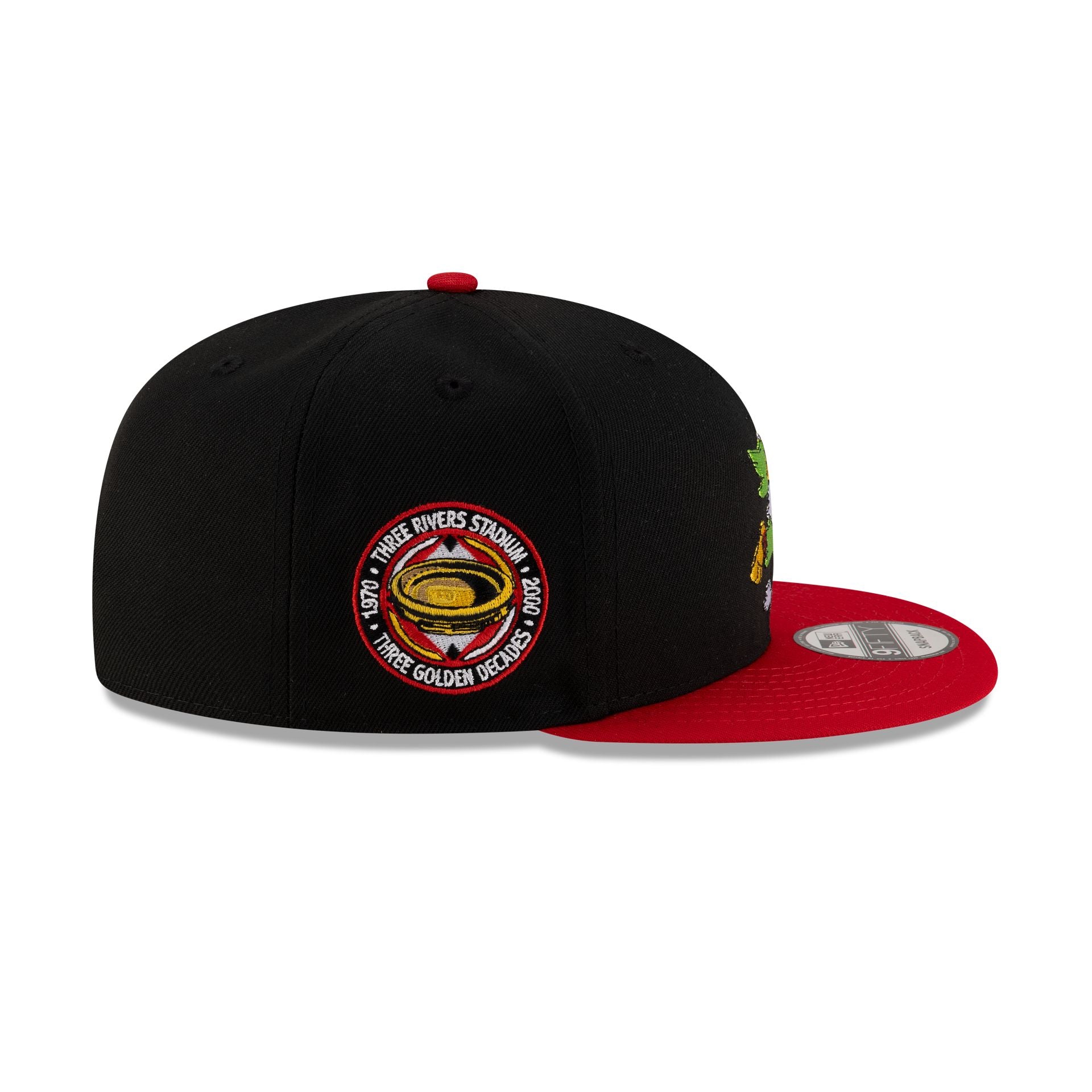 Pittsburgh Pirates Mascot Black 9FIFTY Snapback Hat