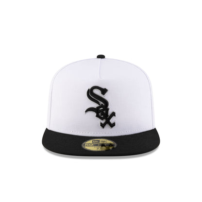Just Caps League Sidepatch Optic White Chicago White Sox 59FIFTY A-Frame Fitted Hat