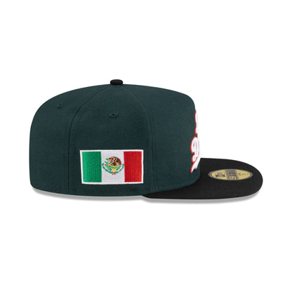 Just Caps Cinco de Mayo Los Angeles Dodgers 59FIFTY A-Frame Fitted Hat