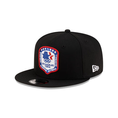 Los Angeles Dodgers 1984 Olympics Black 9FIFTY Snapback Hat