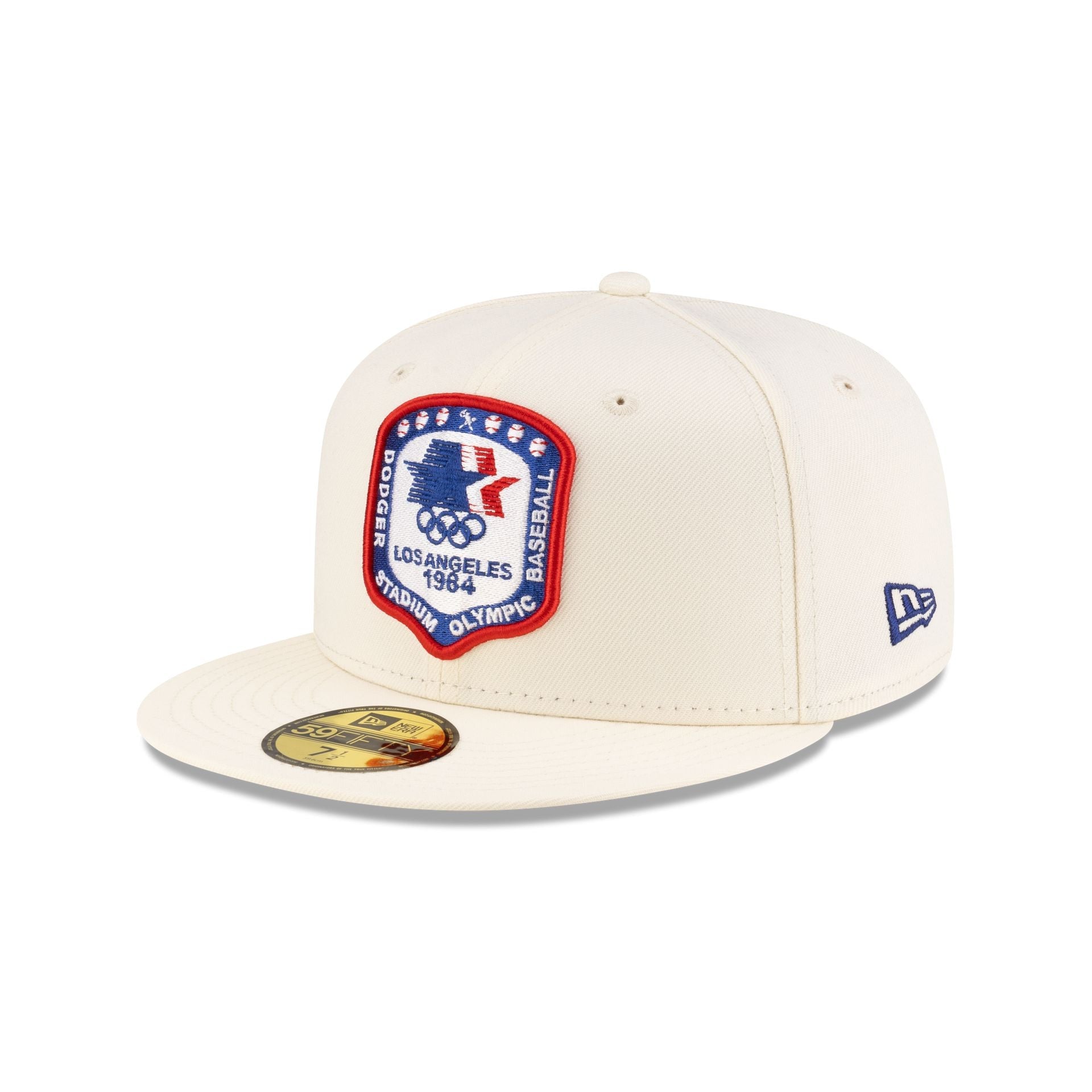Los Angeles Dodgers 1984 Olympics Chrome White 59FIFTY Fitted Hat