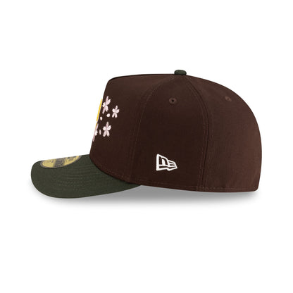 Just Caps Cherry Blossom Pittsburgh Pirates 59FIFTY A-Frame Fitted Hat