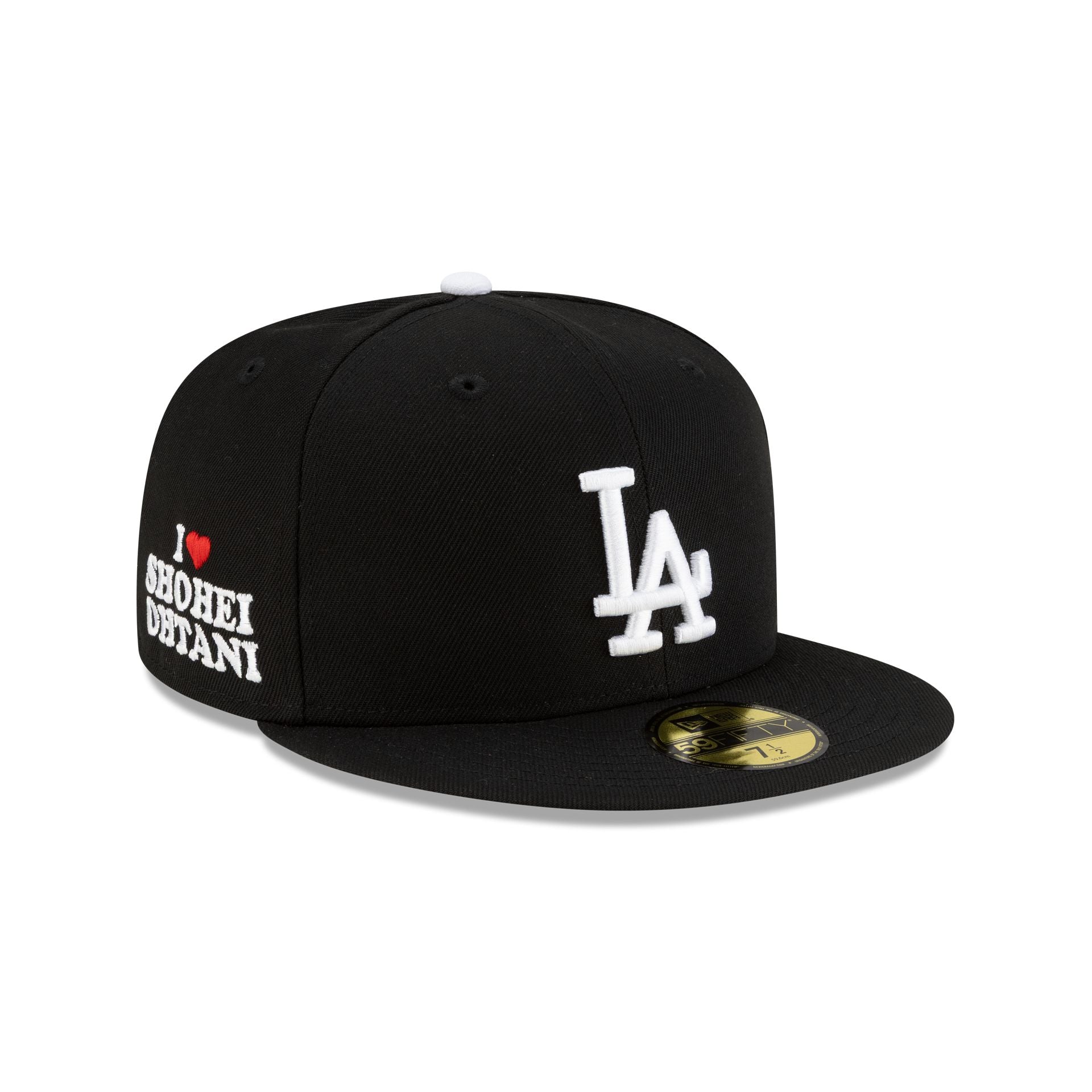 Los Angeles Dodgers Shohei Ohtani Black 59FIFTY Fitted Hat