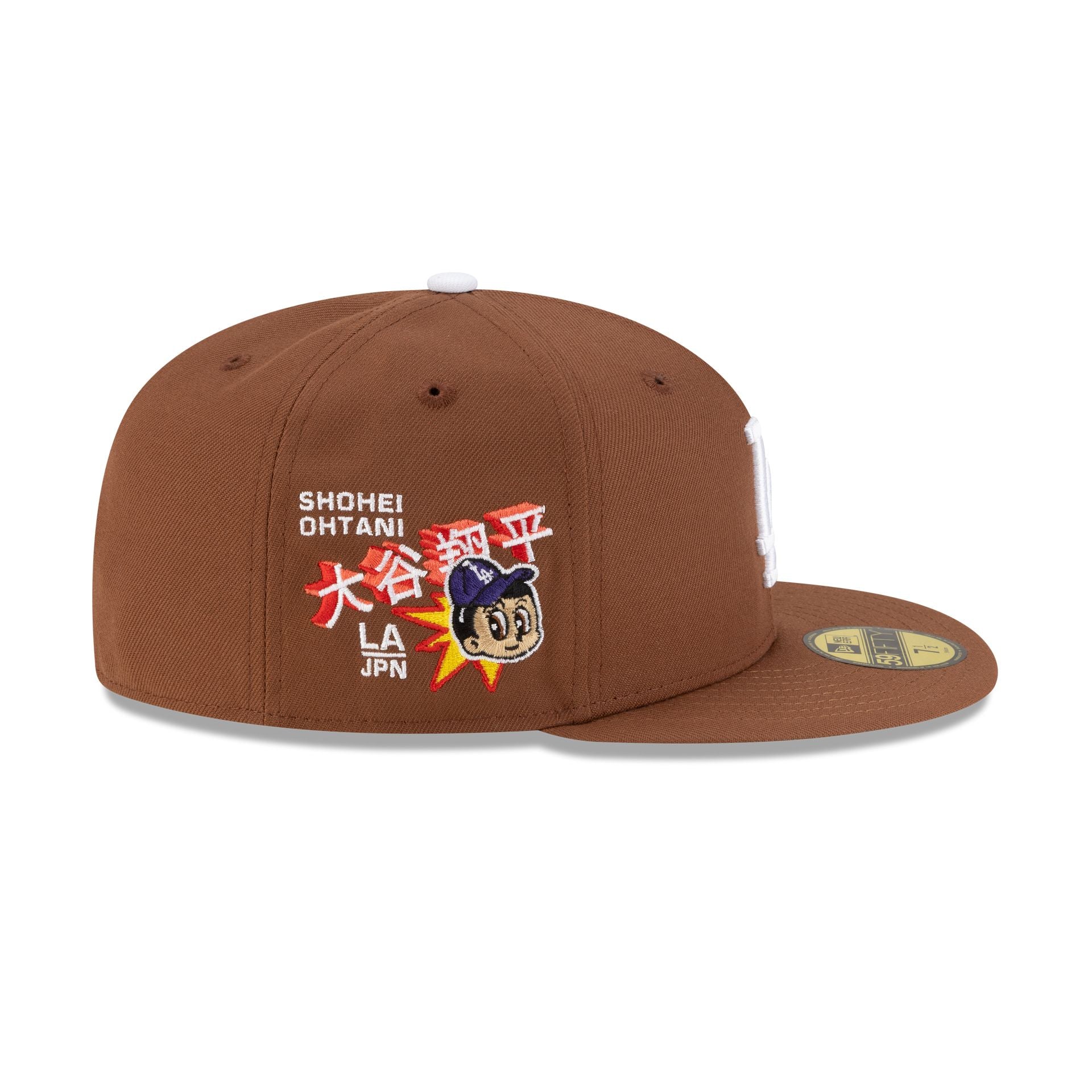 Los Angeles Dodgers Shohei Ohtani Earth Brown 59FIFTY Fitted Hat