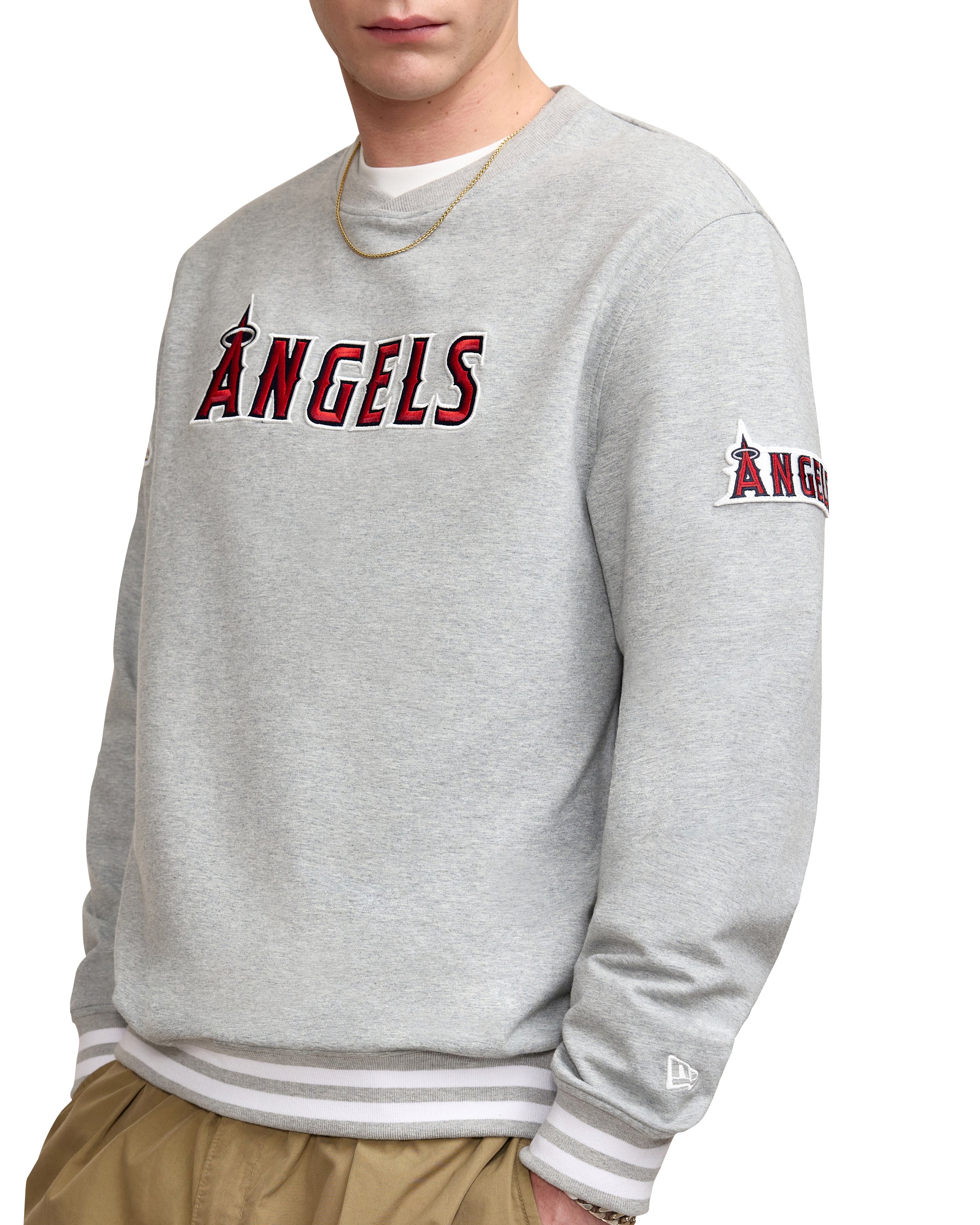 Los Angeles Dodgers Gray Logo Select Crewneck