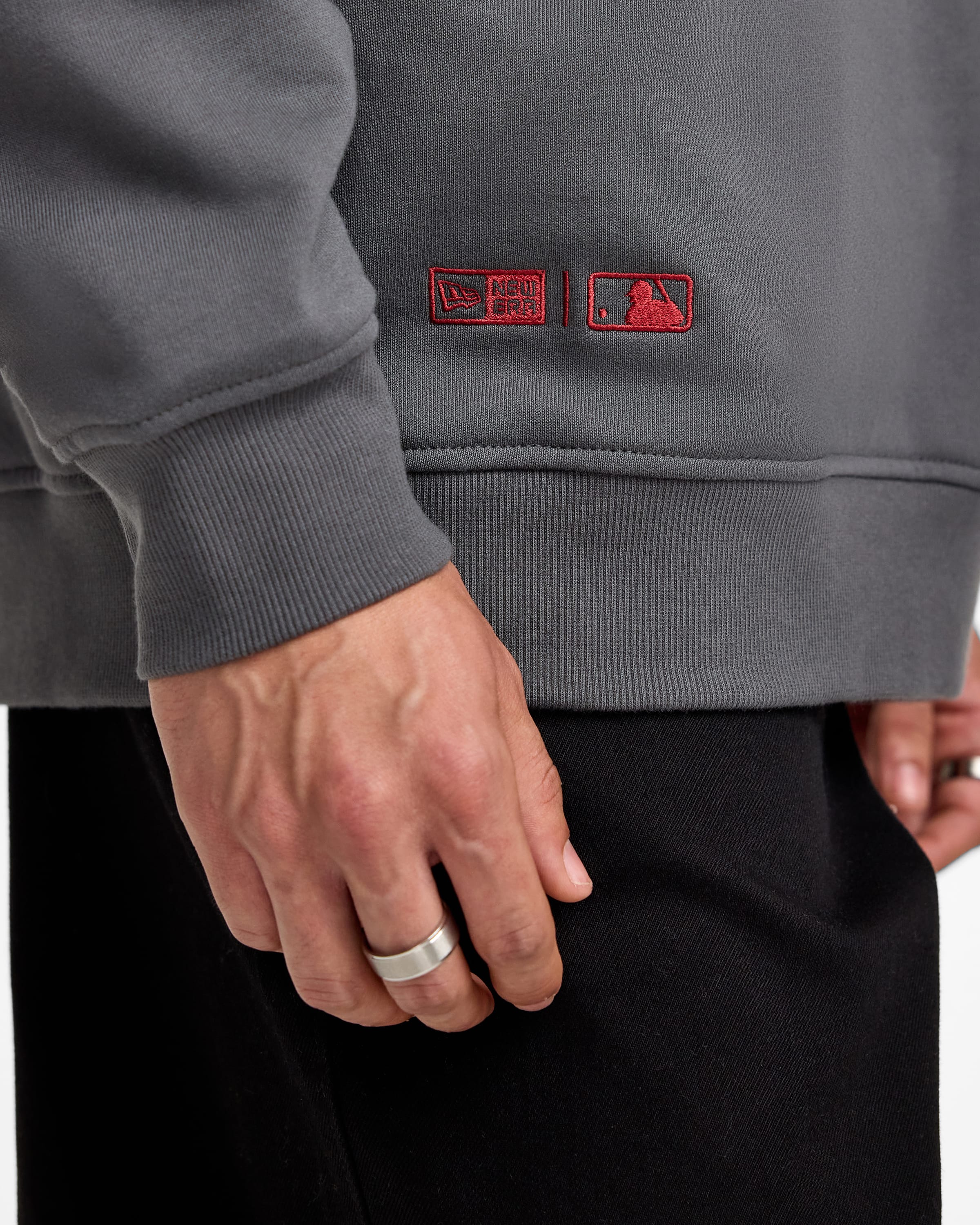 Los Angeles Dodgers Point Logo Dress Blues Crewneck