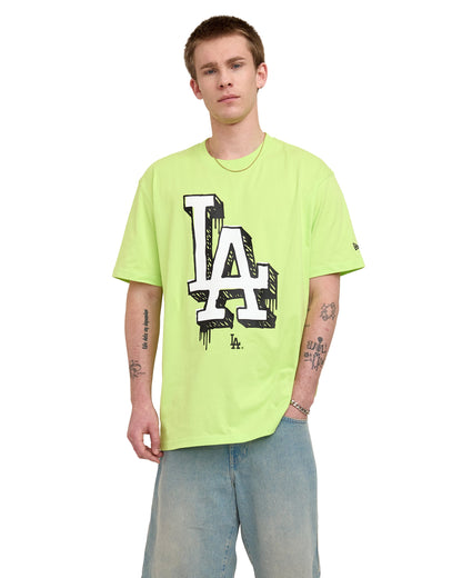 Los Angeles Dodgers Hi Vis Doodle T-Shirt