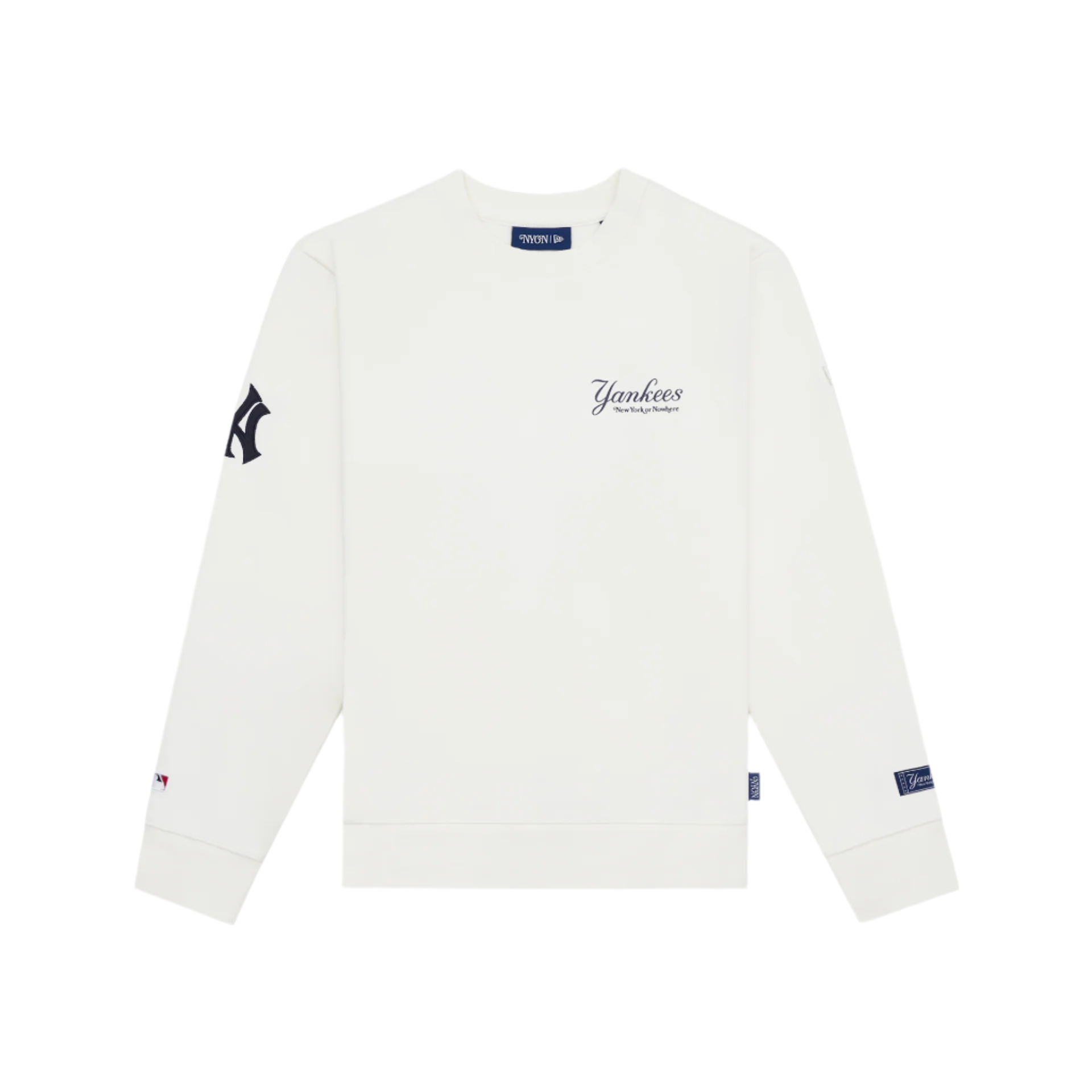 New York or Nowhere x New York Yankees Optic White Crewneck