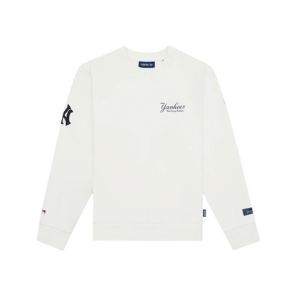 New York or Nowhere x New York Yankees Optic White Crewneck