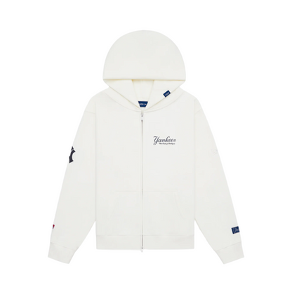 New York or Nowhere x New York Yankees Optic White Full-Zip Hoodie